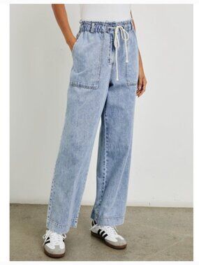 Rails Ryan Drawstring Wide Leg Jeans